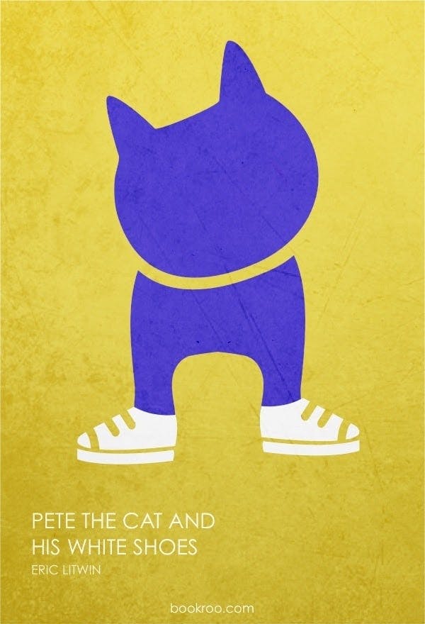 Poster of Pete the Cat and His White Shoes
