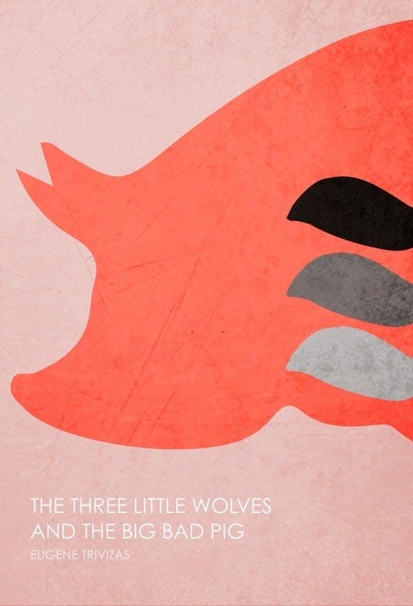 Poster of The Three Little Wolves and the Big Bad Pig