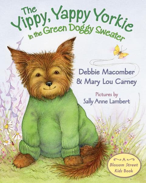 Yippy, Yappy Yorkie in the Green Doggy Sweater