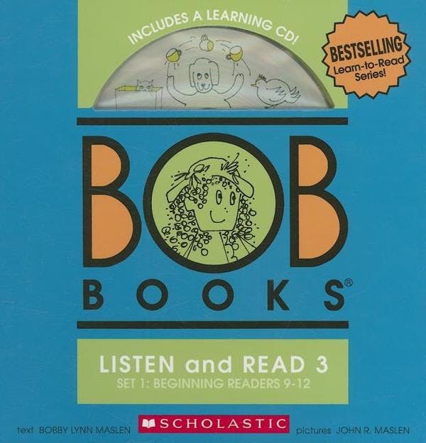 Bob Books Set 1 Bind-Up: Books #9-12 + CD [With CD (Audio)]