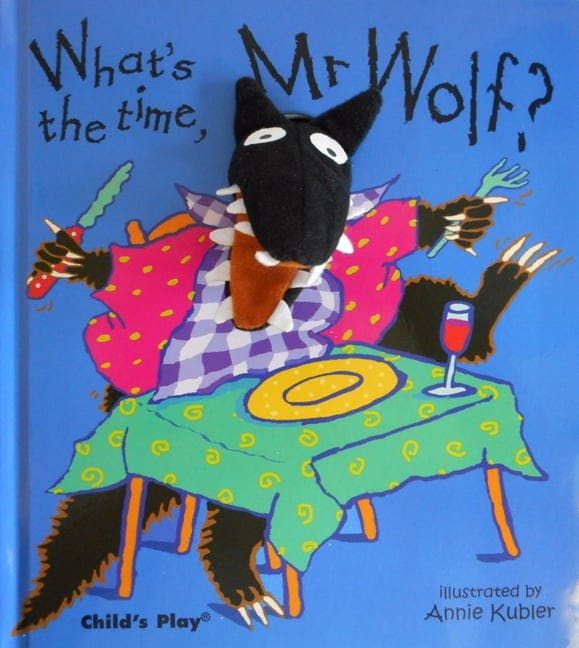 What's the Time, MR Wolf? [With Finger Puppet]