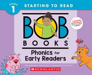 Bob Books - Phonics for Early Readers Hardcover Bind-Up Phonics, Ages 4 and Up, Kindergarten (Stage 1: Starting to Read)