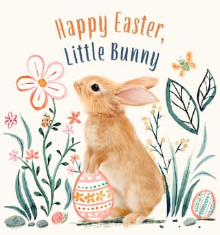 Happy Easter, Little Bunny: A Board Book