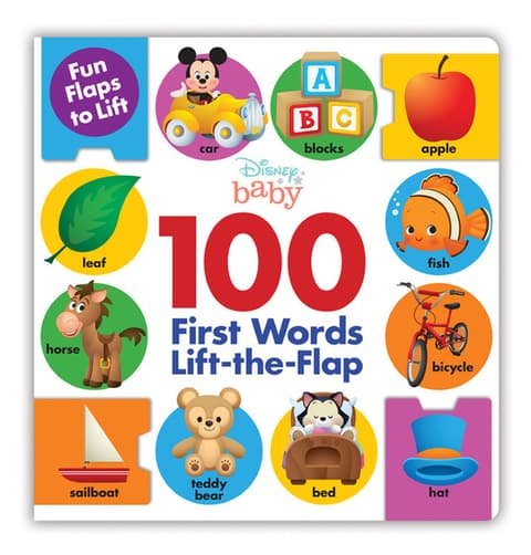 Disney Baby 100 First Words Lift-The-Flap