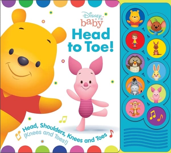 Disney Baby: Head to Toe! Head, Shoulders, Knees and Toes Sound Book [With Battery]