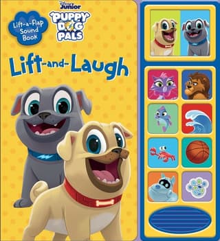 Disney Junior Puppy Dog Pals: Lift-And-Laugh Lift-A-Flap Sound Book [With Battery]