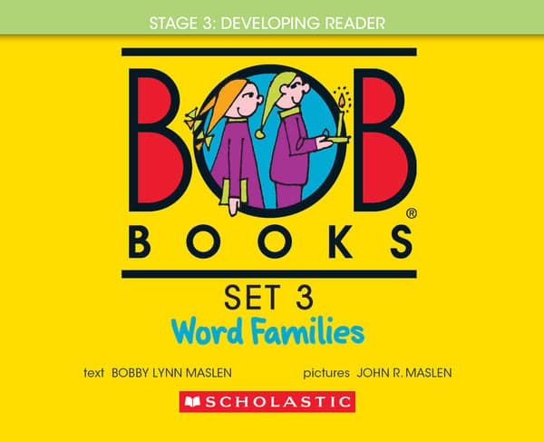 Bob Books - Word Families Hardcover Bind-Up Phonics, Ages 4 and Up, Kindergarten, First Grade (Stage 3: Developing Reader)