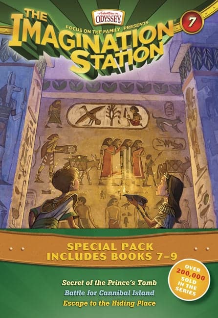 Imagination Station Special Pack, Books 7-9: Secret of the Prince's Tomb/Battle for Cannibal Island/Escape to the Hiding Place