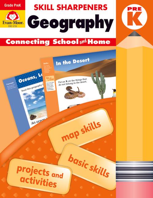 Skill Sharpeners Geography, Grade Prek (Student)