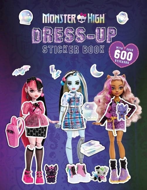 Monster High: Dress-Up Sticker Book