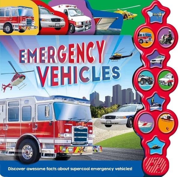 Emergency Vehicles: Interactive Children's Sound Book with 10 Buttons