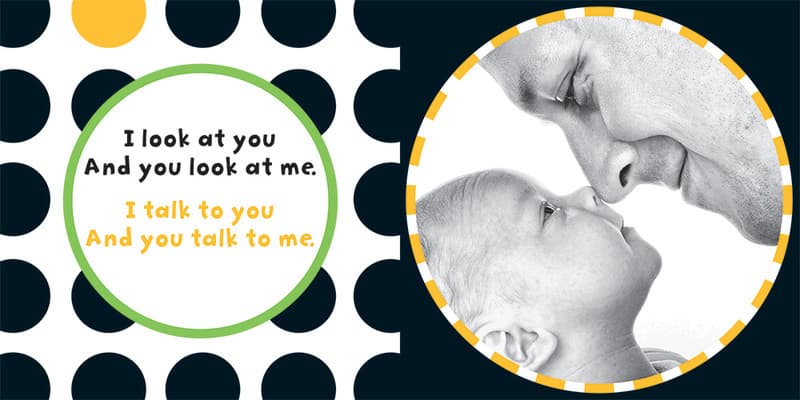 I look at you and you look at me. I talk to you and you talk to me. 