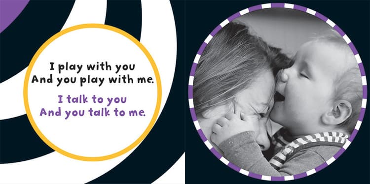 I play with you and you play with me. I talk to you and you talk to me. 