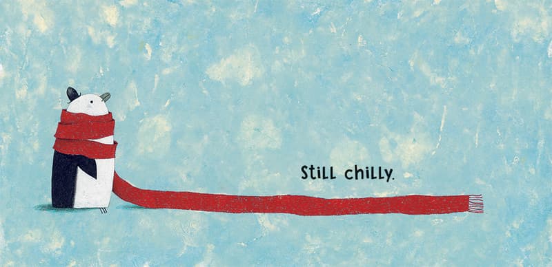 Still chilly. 