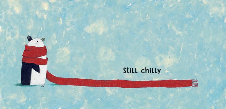 Still chilly. 
