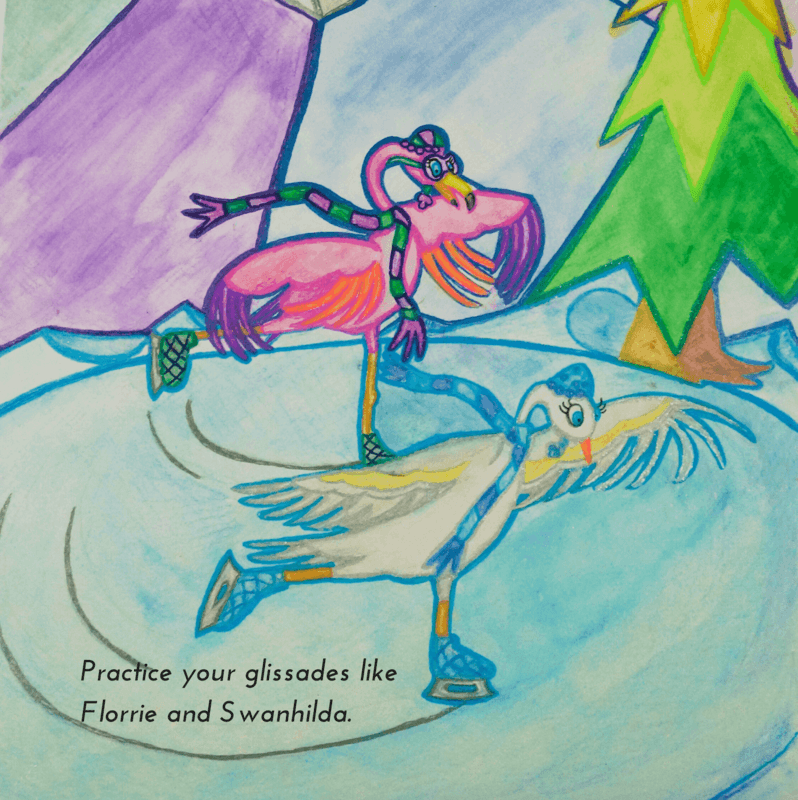 Illustration from Florrie's Frozen Adventure