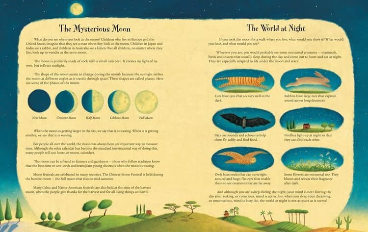 'The Mysterious Moon' and 'The World at Night'