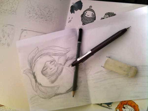 Early sketches of *Max and Xam*