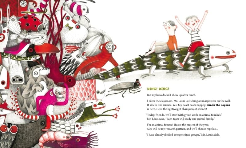 Illustration from Simon Steps Into the Ring