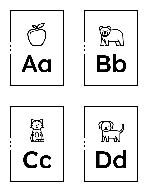 Printable: Mixed Letters + Icons