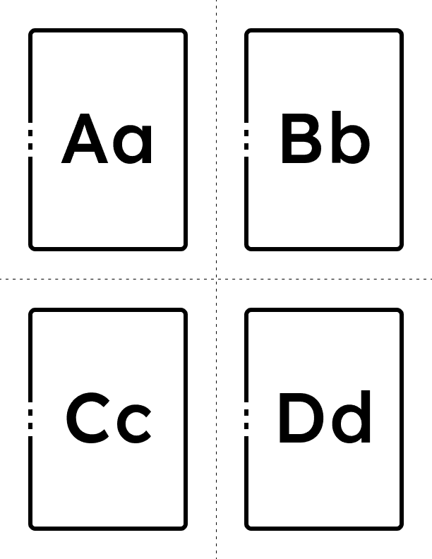 Printable: Mixed Letters