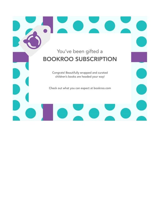 Subscription card