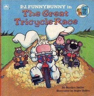 P.J. Funnybunny in The Great Tricycle Race