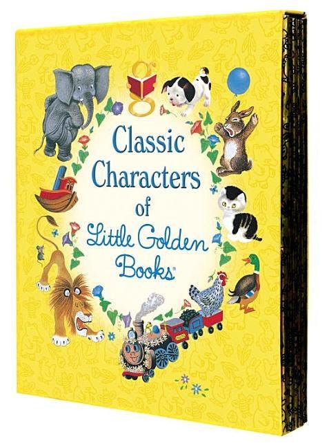 Classic Characters of Little Golden Books: The Poky Little Puppy; Tootle; The Saggy Baggy Elephant; Tawny Scrawny Lion; Scuffy the Tugboat