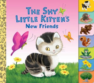The Shy Little Kitten's New Friends