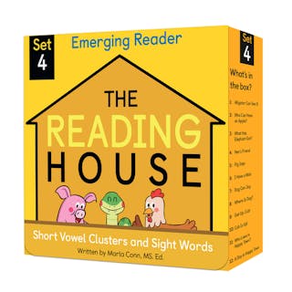Reading House Set 4: Short Vowel Clusters and Sight Words