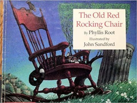 The Old Red Rocking Chair