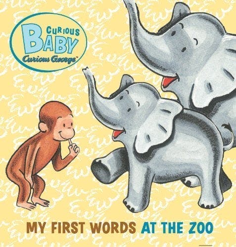 Curious Baby Curious George: My First Words at the Zoo