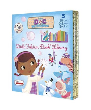 Doc McStuffins Little Golden Book Library (Disney Junior: Doc McStuffins): As Big as a Whale; Snowman Surprise; Bubble-Rific!; Boomer Gets His Bounce