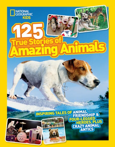 125 True Stories of Amazing Animals: Inspiring Tales of Animal Friendship & Four-Legged Heroes, Plus Crazy Animal Antics
