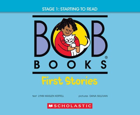 Bob Books - First Stories Hardcover Bind-Up Phonics, Ages 4 and Up, Kindergarten (Stage 1: Starting to Read)