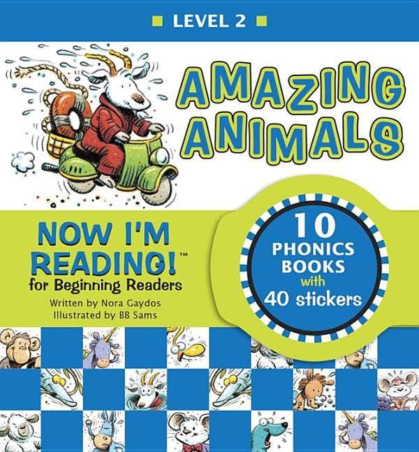 Now I'm Reading! Level 2: Amazing Animals [With Stickers]