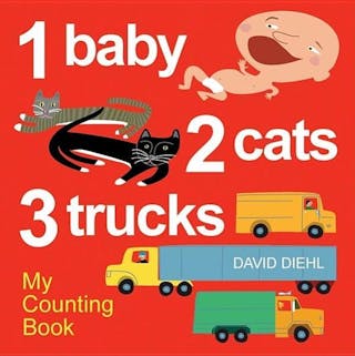 1 Baby, 2 Cats, 3 Trucks