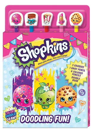 Shopkins: Doodling Fun! [With Pencils and Pencil Toppers]