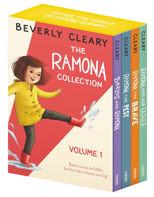Ramona 4-Book Collection, Volume 1: Beezus and Ramona, Ramona and Her Father, Ramona the Brave, Ramona the Pest