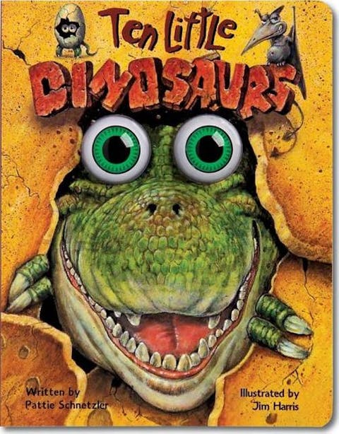 Ten Little Dinosaurs (Eyeball Animation): Board Book Edition (Board Book)