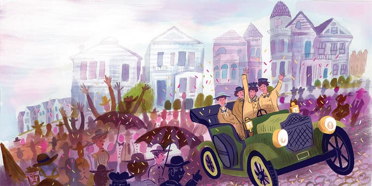 Alice Ramsey and pals arrive in San Francisco