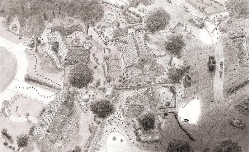 Fuddles' neighborhood