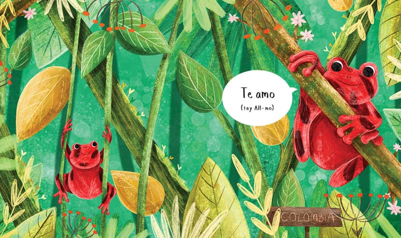 Illustration from I Love You, World