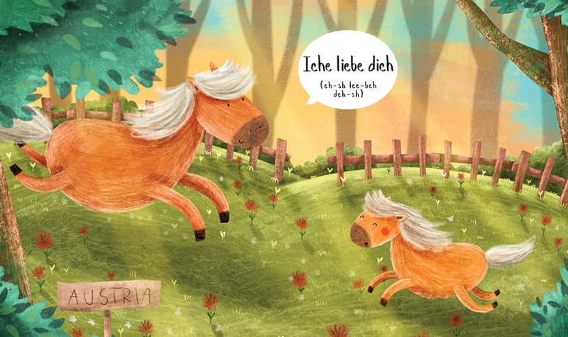 Illustration from I Love You, World