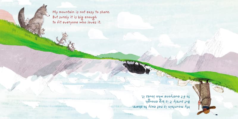 Illustration from On My Mountain