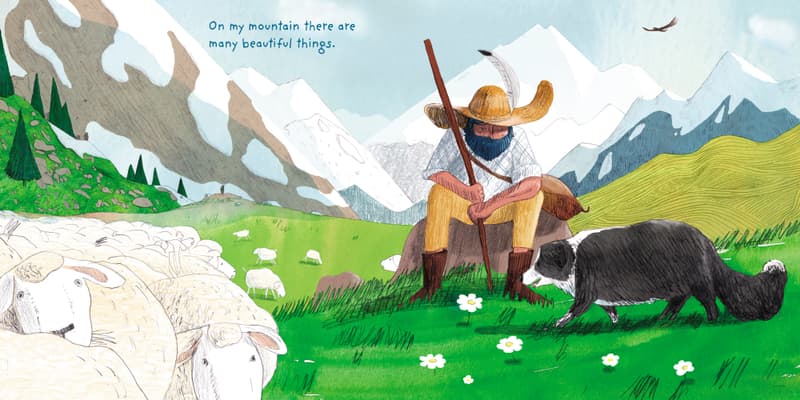 Illustration from On My Mountain
