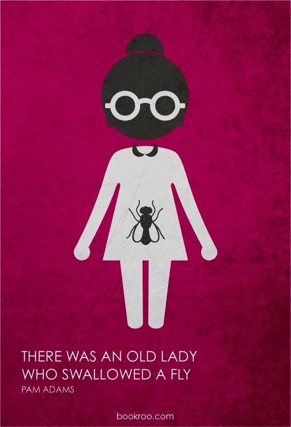 Poster of There Was An Old Lady Who Swallowed a Fly