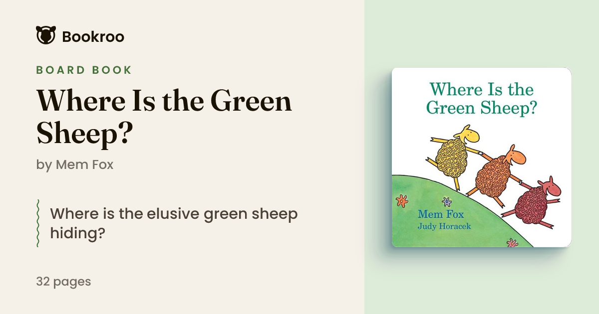 Where Is the Green Sheep? by Mem Fox