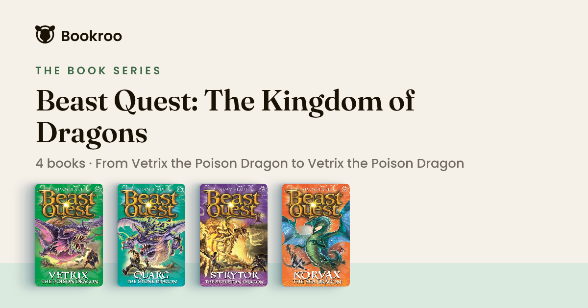 Beast Quest: The Kingdom of Dragons Book Series (4 Books)