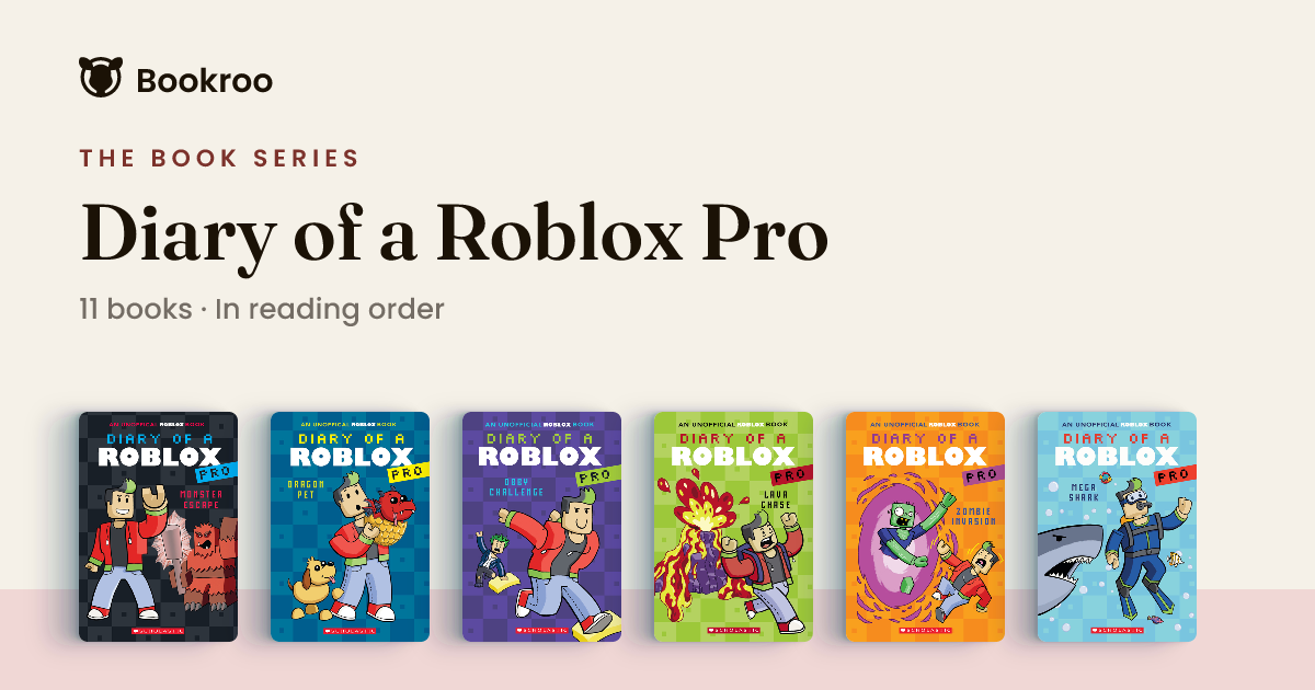 Diary of a Roblox Pro Book Series (In Order 1-11)